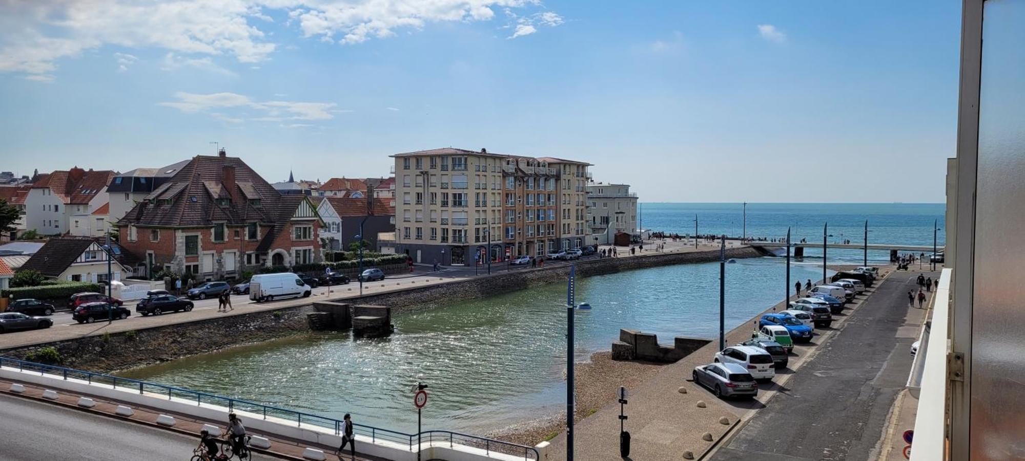 Une Jolie Vue - Appt 2 Pieces Vue Mer Balcon Sud Wimereux Zewnętrze zdjęcie